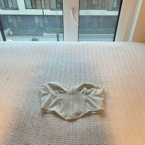 White Bustier Top